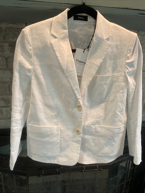 Theory Jackets & Blazers - Theory Linen Blend Blazer